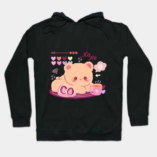 Kawaii Bear Chilling Hoodie